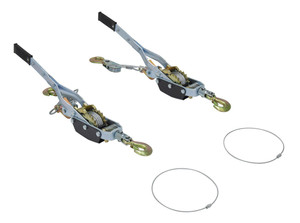 Vestil Galvanized Steel Cable Come-A-Long Winch Adjustable Kit For Aluminum Gantry Crane Models