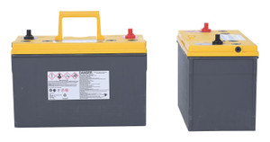 Vestil Factory Installed Lead Acid Absorbed Glass Mat AGM Upgrade - 12 Volt 100Ah Battery Quantity 2 12V for SL Series Stackers