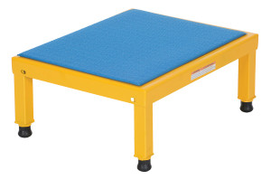 Vestil Steel Adjustable Work-Mate Stand - 24 In. x 19 In. x 10-1/2 In. 500 lb - Yellow