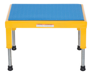 Vestil Steel Adjustable Work-Mate Stand - 24 In. x 19 In. x 10-1/2 In. 500 lb - Yellow