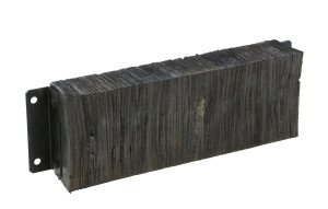 Vestil Laminated Rubber Dock Bumper - 12 In. x 36 In. 6 In. - Black