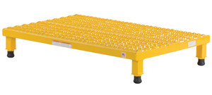 Vestil Steel Adjustable Work-Mate Stand - 36-7/16 In. x 23-1/2 In. x 6-3/4 In. 500 lb - Yellow