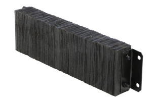Vestil Laminated Rubber Dock Bumper - 10 In. x 36 In. x 4-1/2 In. - Black