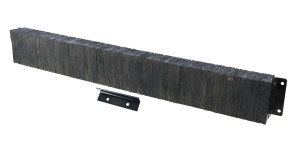 Vestil Laminated Rubber Dock Bumper - 12 In. x 96 In. 6 In. - Black