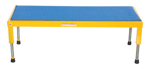 Vestil Steel Adjustable Work-Mate Stand - 48 In. x 19 In. x 10-1/2 In. 500 lb - Yellow