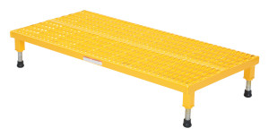 Vestil Steel Adjustable Work-Mate Stand - 48-1/4 In. x 23-1/2 In. x 6-3/4 In. 500 lb - Yellow