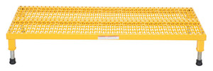 Vestil Steel Adjustable Work-Mate Stand - 48-1/4 In. x 23-1/2 In. x 6-3/4 In. 500 lb - Yellow