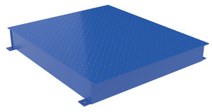Vestil Steel Approach Ramp Spacer - 42 In. x 39-1/2 In. x 5-1/2 In. 4000 lb - Blue