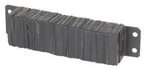 Vestil Laminated Rubber Dock Bumper - 6 In. x 24 In. x 4-1/2 In. - Black