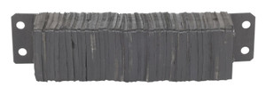 Vestil Laminated Rubber Dock Bumper - 6 In. x 24 In. x 4-1/2 In. - Black