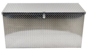 Vestil Aluminum Portable Tool Box - 24-13/16 In. x 60-3/4 In. x 30-11/16 In. 2500 lb - Silver