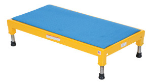 Vestil Steel Adjustable Work-Mate Stand - 36 In. x 19 In. x 6-3/4 In. 500 lb - Yellow