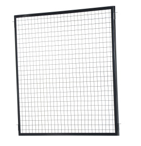 Vestil Steel Adjustable Perimeter Guard Systems Guard Panel - 5 Ft. x 5 Ft. - Black