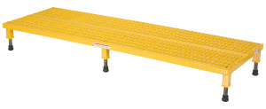 Vestil Steel Adjustable Work-Mate Stand - 72-5/16 In. x 23-1/2 In. x 6-3/4 In. 500 lb - Yellow