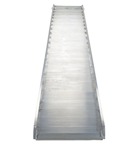 Vestil Aluminum Wheel Walk Ramp Overlapping Style - 192 In. x 28 In. 1000 lb - Silver
