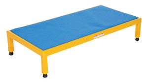 Vestil Steel Adjustable Work-Mate Stand - 48 In. x 24 In. x 10-1/2 In. 500 lb - Yellow