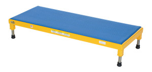 Vestil Steel Adjustable Work-Mate Stand - 48 In. x 19 In. x 6-3/4 In. 500 lb - Yellow