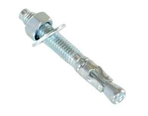 Vestil Steel Concrete Sleeve Anchor Bolts - 3/8 In. x 3 In. - Silver