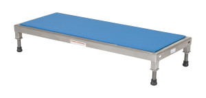 Vestil Stainless Steel Adjustable Work-Mate Stand - 48 In. x 19 In. x 6-3/4 In. 500 lb - Silver