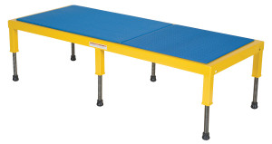 Vestil Steel Adjustable Work-Mate Stand - 60 In. x 24 In. x 10-1/2 In. 500 lb - Yellow