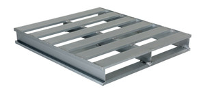 Vestil Aluminum Heavy Duty Pallet - 48 In. x 42-1/8 In. x 6 In. 6000 lb - Silver