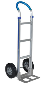 Vestil Aluminum Double Loop Handle Hand Truck - 18-1/2 In. x 20 In. x 49-1/4 In. 500 lb - Silver