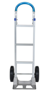 Vestil Aluminum Double Loop Handle Hand Truck - 18-1/2 In. x 20 In. x 49-1/4 In. 500 lb - Silver