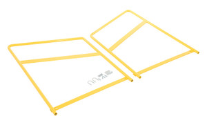 Vestil Steel Hand Rail Kit for - 3 Step ASP Models - Yellow