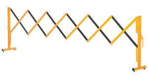 Vestil Aluminum Expand-A-Gate - 15 In. x 19-3/4 In. x 38 In. - Yellow