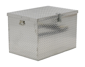Vestil Aluminum Portable Tool Box - 24-3/4 In. x 37-1/4 In. x 24-5/8 In. 2500 lb - Silver