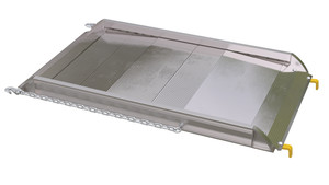 Vestil Aluminum Wheel Walk Ramp Steel Hook Style - 52 In. x 28 In. 3000 lb - Silver