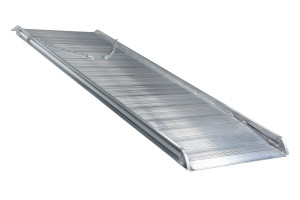Vestil Aluminum Wheel Walk Ramp Overlapping Style - 120 In. x 38 In. 2200 lb - Silver