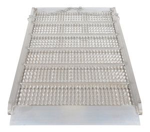 Vestil Aluminum Grip-Strut Walk Ramps - 85 In. x 39-3/8 In. 2800 lb - Silver