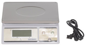 Vestil Aluminum/Stainless Steel Parts Scale - 12 In. x 11 In. x 4-1/2 In. 66 lb - White