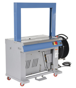 Vestil Steel Automatic High Speed Strapping Machine - 23-1/8 In. x 48-3/8 In. x 58 In. - Gray