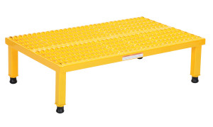 Vestil Steel Adjustable Work-Mate Stand - 36-7/16 In. x 23-1/2 In. x 10-1/2 In. 500 lb - Yellow