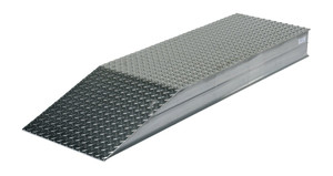 Vestil Aluminum Heavy Duty Wheel Riser - 60 In. x 18 In. x 5-7/8 In. 30000 lb - Silver