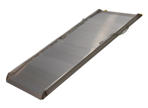 Vestil Aluminum Wheel Walk Ramp Steel Hook Style - 111-3/16 In. x 38 In. 2500 lb - Silver