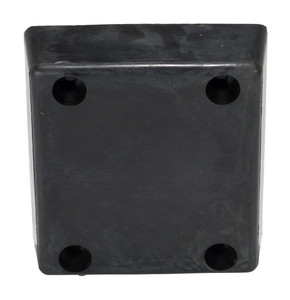 Vestil Rubber Molded Bumper - 12-13/16 In. x 11-13/16 In. x 3-7/8 In. - Black