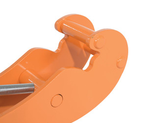 Vestil Steel Beam Clamp Horizontal Lift Style - 21-1/4 In. x 5-1/4 In. x 7-3/4 In. 10000 lb - Orange