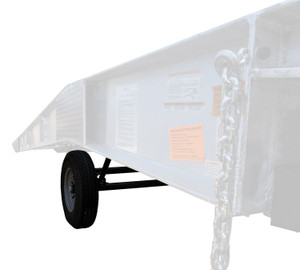 Vestil Factory Installed Rubber Pneumatic Tires - 20-1/2 In. x 8 In. For Aluminum and Steel Yard Ramps