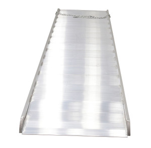 Vestil Aluminum Wheel Walk Ramp Overlapping Style - 144 In. x 38 In. 1900 lb - Silver
