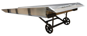 Vestil Aluminum Yard Ramp - 360 In. x 95 In. 16000 lb - Silver