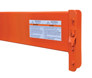 Vestil Steel Pallet Racking Step Beam - 12 Ft. 5000 lb - Orange