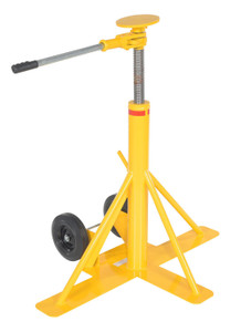 Vestil Steel Big Foot Stabilizing Jack - 35-7/16 In. x 48 In. x 39-1/2 In. 100,000 lb Static - Yellow