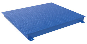 Vestil Steel Approach Ramp Spacer - 42 In. x 39-1/2 In. x 3-1/4 In. 4000 lb - Blue