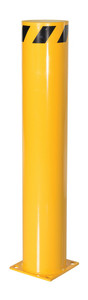 Vestil Steel Pipe Safety Bollard - 48 In. x 8-1/2 In. - Yellow