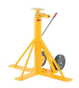 Vestil Steel Big Foot Stabilizing Jack - 35-7/16 In. x 48 In. x 39 In. 100,000 lb Static - Yellow