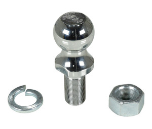 Vestil Steel Bolt On Tow Ball - 1-7/8 In. Diameter 2000 lb - Silver