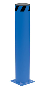 Vestil Steel Pipe Safety Bollard - 36 In. x 6-1/2 In. - Blue